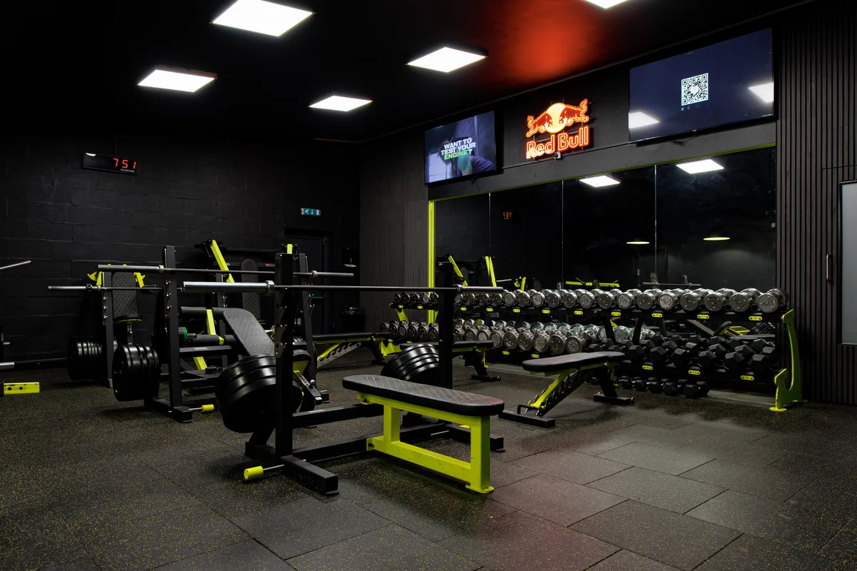 The gym floor