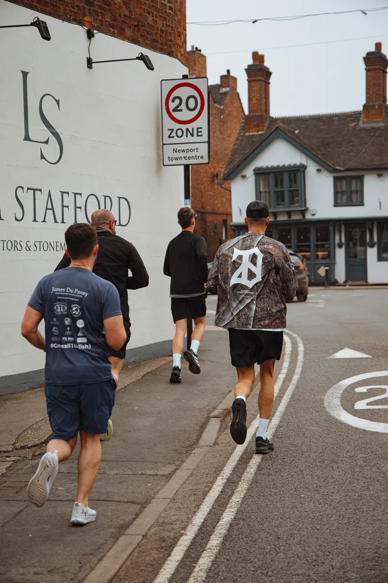 Runners at the Vitális Run Club, Newport